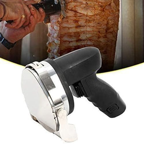 Cplsntaeam Coltello Elettrico per Doner Coltello Elettrico per Kebab Taglierina per Kebab Taglierina elettrica per Kebab da 80 W Taglierina per Kebab/Yakitori Macchina per Kebab,220v