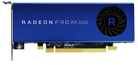 AMD - Radeon Pro Graphics Card WX3100 - 4GB GDDR5, PCIe 3.0, 1x DisplayPort, 2xMini-DisplayPorts ,100-505999