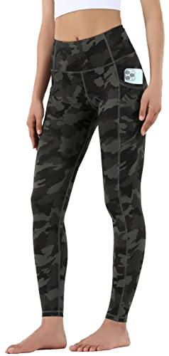 OVRUNS Women's High Waist Yoga Pants - Black, Large, 30 Inseam