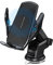 Wireless Car Charger Mount, 15W Fast Car Charging Auto-Clamping Car Phone Holder, Dashboard Windshield Air Vent Cell Phone Holder, Long Arm Suction Cup Phone Holder for iPhone Samsung Huawei