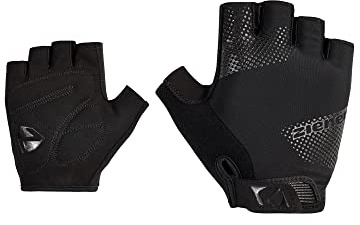 Ziener Erwachsene Camillo Fahrrad/Mountainbike/Radsport-Handschuhe | Kurzfinger - atmungsaktiv,dämpfend, Black, 9,5