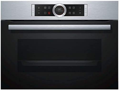 RKYRRKI Controles giratorios del Horno Puerta de Doble acristalamiento Horno de microondas Solo en Silver Tact Horno halógeno de convección Premium Ideal para Asar, Hornear Útil