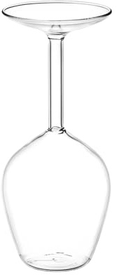 Bicchiere da cocktail invertito – Bicchiere da vino inverso, design moderno, robusto, resistente al calore, versatile per bevande, dessert, feste, decorazione da tavolo elegante, pratico ed
