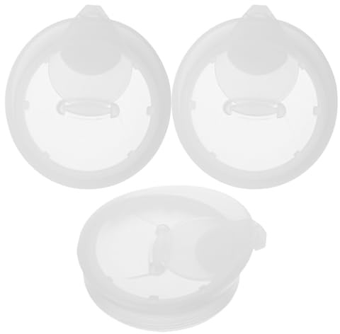 OKUMEYR Set da 3 Tappi di Ricambio in Plastica per Caraffe D’acqua, Coperchi Anti-perdita Chiusura a Torsione Compatibili per Brocche in Vetro, Accessori per Bevande Riutilizzabile