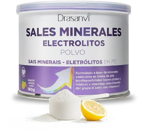 Electrolitos en Polvo Sabor Limon Drasanvi 160g con Magnesio y Potasio