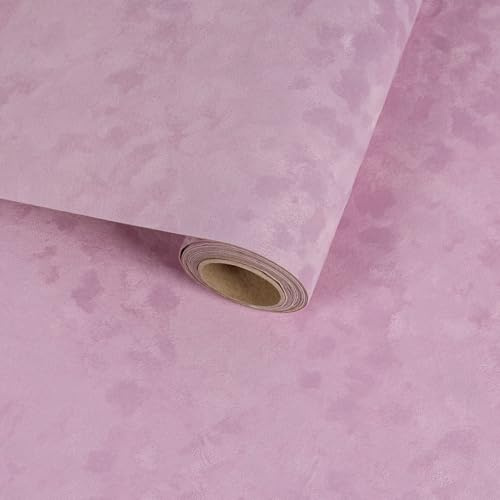 VaryFloral Papel tapiz autoadhesivo de terciopelo suave rosa de 30 x 300 cm, papel de contacto frabic texturizado para muebles, tela de terciopelo, papel grueso con forro vintage para tocador, joyero