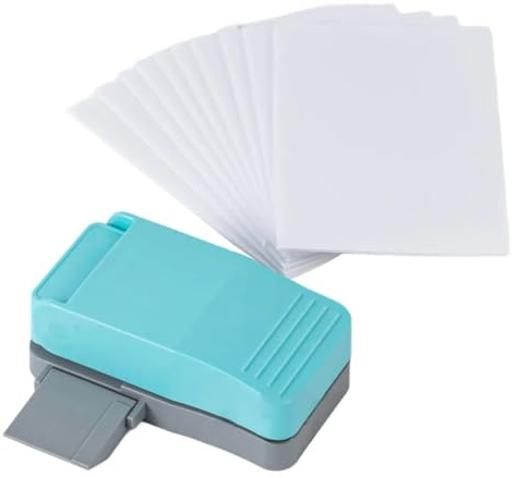 Fegtrtyoa Perforadora de Papel para Rompecabezas, Fácil de Usar, con 10 Láminas Adhesivas de Espuma para Crear Juguetes.