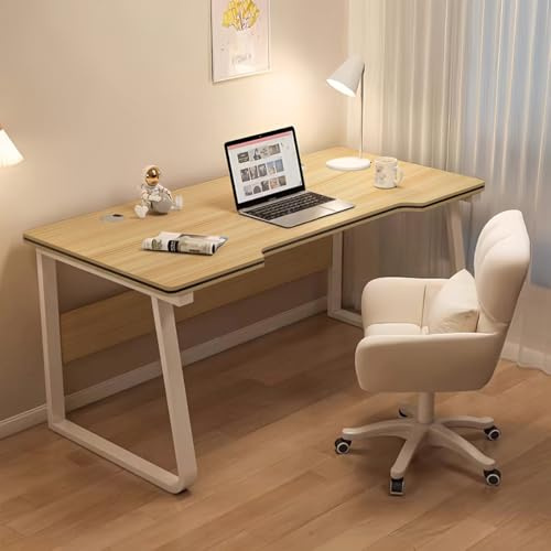 WXJHL Schreibtisch Gaming Computer Schreibtisch Studenten Kunst Modern Einfacher Stil PC Tisch Holz Arbeitsplatz für Zuhause Büro