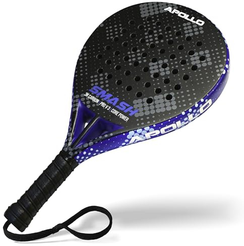 Apollo Pala de pádel - Pala de pádel para principiantes y avanzados, pala de carbono para hombre y mujer