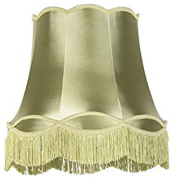 QAZQA Retro Seide Seidenlampenschirm grün 45I30I44 - Granny,