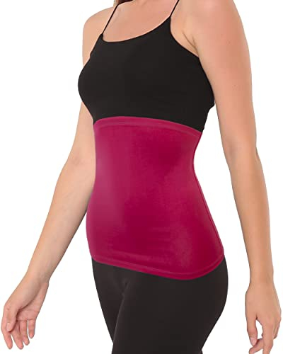 MULTI-TUBE für Damen, vielseitiger Nierenwärmer, Minirock oder Bandeau Top, BERRY - XL/XXL