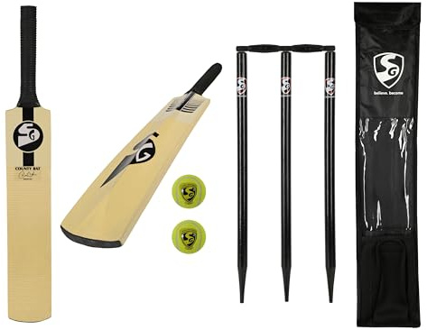 SG Century Classic Premium Cricketschläger aus englischer Weide, kurzer Griff, Erwachsenengröße, mehrere Stile