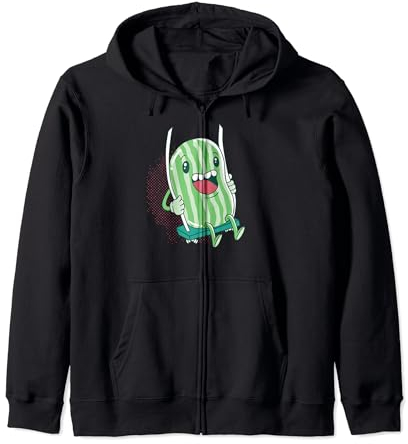 Pastèque sur balançoire pour les amis de la bande dessinée des fruits et des melons Sweat à Capuche