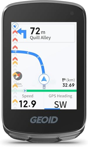 GEOID CC700 GPS Contachilometri Bici Senza Fili con Grande Schermo a Colori 2,8 Pollici – Ciclocomputer GPS con Navigazione per Tracciato, ANT+ & Bluetooth, IPX7 Impermeabile, Autonomia 15-25 Ore