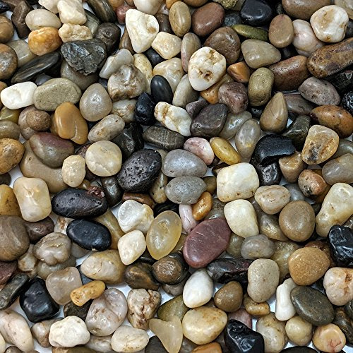 Midwest Hearth Decorative Polished Mixed Pebbles 3/8 Gravel Size (10-lb Bag)