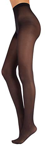 CALZITALY Professionella balettstrumpbyxor för kvinnor | mjuka dansstrumpbyxor | rosa, hudfärg, svart | XS, S, M, L, XL | 40 DEN | Tillverkad i Italien, svart, XL