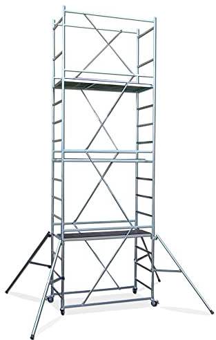 Andamio altura de trabajo 5,70 metros | MAXI TRIS | Made in Italy