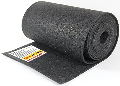 Tapis de protection en granulés de caoutchouc 10 mm 1350 mm x 2 m | Longueur 1-10 m Largeur 3 cm-1,5 m