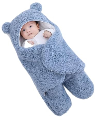 Danolt Blau Schlafsack Baby 0-3 Monate Pucksack Baby Babyschlafsack Neugeborene