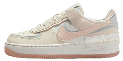 NIKE Air Force 1 Shadow, Sneaker Donna, Latte di Cocco Cremisi, 36 EU