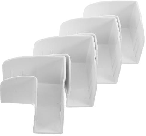 Toyvian 4pcs Accessoires pour Parc à Bébé en Plastique Blanc, Stabilisateurs Antidérapants Faciles à Installer pour Barrière de Sécurité Intérieure et Extérieure