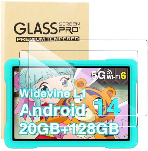 KUSINHOKA Vetro Temperato per UJJ Tablet U8/FACETEL U8 10.1 Pollici, [2 Pezzi] Durezza 9H Pellicola Protettiva, Anti-Graffio, HD Trasparente Protezione Schermo Protector Film