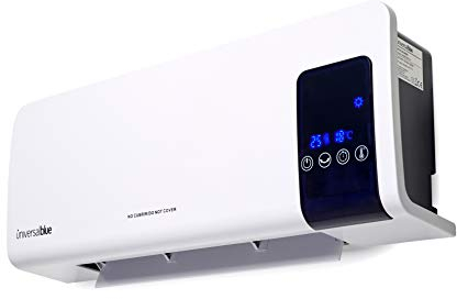 UNIVERSALBLUE Split de baño de 2000W |Calefactor de Pared | Mando Distancia | 2 Potencias | Termostato Ajustable | Aire Caliente (B07J5NCGB9)