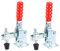 MINGZE Toggle Clamp, Vertical Quick Fixed Release Hand Tool Iron Galvanized Clamping Force Holding Capacity Antislip Vertical Heavy Duty Toggle Clamp Tool (2PCS GH-101-D 180KG)