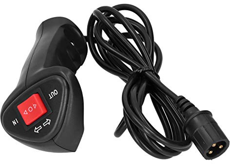 Camrusic 3 Pin Male Plug Electric Winch Controller, Winch Hand Control Assembly with 9.2ft Cable for Car Off Road Vehicle