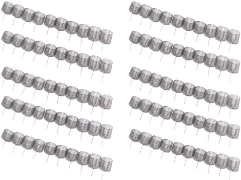 100x Paniers D'engrais pour bonsaï Panier de Boîte de Couverture D'engrais Portable Réutilisable, Paniers D'engrais en Acier Inoxydable Boîte D'engrais de Jardin Bonsai Outil (L)