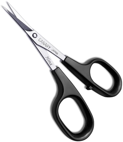CANARY Professional Paper Scissors 4 [Extra Pointed Tips], Mini Precision Scissors for Cutting Art, Kirie Paper Cut Art, Made in Japan