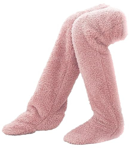 Acunny Calcetines de peluche para mujer, calcetines cálidos, antideslizantes, calcetines gruesos, calcetines térmicos, calcetines de cabaña, calcetines de invierno para mujer, calcetines de casa,