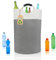 PHYSEN Récipient de collecte de bouteilles de consigne XXL 90 l, pliable, collecteur de bouteilles vides, organisateur de bouteilles consignées