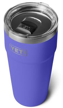 YETI Rambler 30 oz Stackable Tumbler, Stainless Steel, Vacuum Insulated with MagSlider Lid, Ultramarine Violet