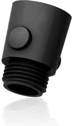 Duschabsperrventil, Wohnmobil-Duschkopf, Durchflussbegrenzer, G1/2, Schnellabsperrventil, Wasserdurchflussregler für Bidet-Sprüher (schwarz)