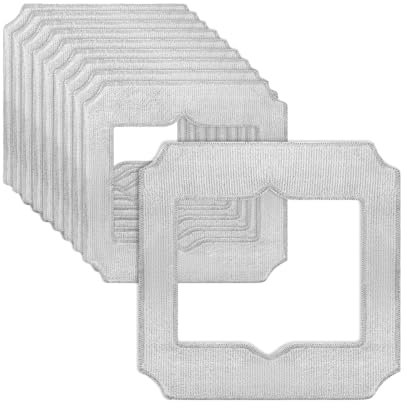 10 Piezas para Ecovacs Winbot Mini Paño de Limpieza Kit, para Ecovacs Winbot Robots Limpiacristales Almohadillas de Limpieza, W-CC02-0012 Accesorios de Repuesto, para Ventana Limpio