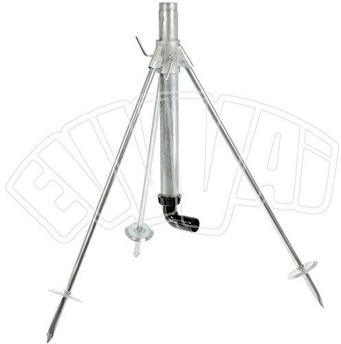 1.1/2 M - COLONNETTA COLONNINA TREPPIEDE SOSTEGNO IRRIGATORE A SETTORE GIARDINO