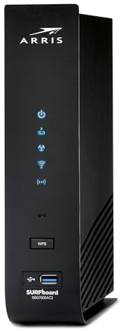 ARRIS (SBG7600AC2) - Cable Modem Router Combo - DOCSIS 3.0 & AC2350 WiFi, [Check with your provider for compatibility]Four 1 Gbps Ports , 800 Mbps Max Internet Speeds