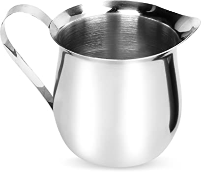 Rolin Roly 1 Pezzo 150ml Bricco da Latte da Cucina Lattiera Acciaio Inox per Latte Salse Cappuccino Barista Café Art Milk Pitcher (150ml)