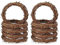 10 PCS 4 Inch Natural Rattan Ring Wreathes Vine Branch Wreath Rattan Wreath Garland Decoration for DIY Festivals Decorations, Wreath Craft and Wedding Decors