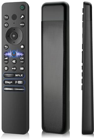 Sony Télécommande universelle de rechange avec fonction vocale, télécommande Bravia de rechange compatible avec Sony Smart TV XR/KD série 4K LCD OLED, télécommande avec Vioce Fuction