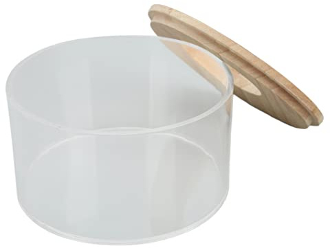 Generic Runt Hamster Sandbadkar Transparent Akryl för Hamsterbad Säkert och Rymligt Område (Små)