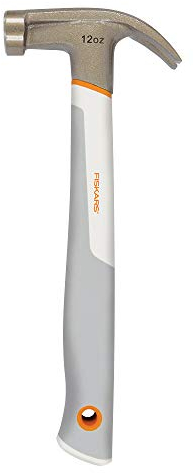 Fiskars Crafts 132400-1001 Präzisionshammer, Weiß/Grau, 12 oz Hammer
