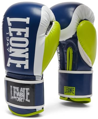 LEONE 1947, Boxhandschuhe Logo WACS 10 OZ Blau
