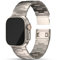FiNESTONE Bracelet en Titane pour Apple Watch ULTRA & ULTRA 2 - Bracelet Apple Watch ULTRA 49mm Réglable - Revêtement DLC - Titane Pur Léger