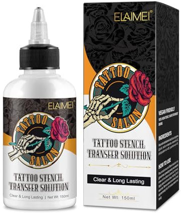 Crème De Transfert De Tatouage 150 ml Crème de Transfert de Tatouage Gel de Transfert de Tatouage Stencil Tatouage Transfert，De Transfert De Tatouage pour la plupart des types de peau