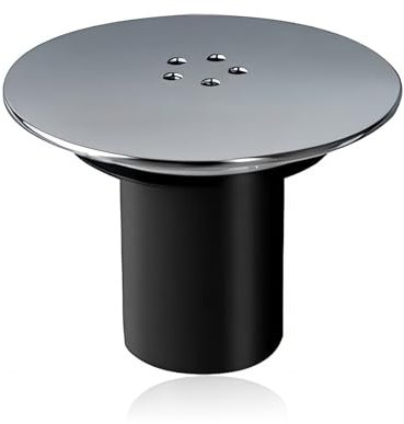 QYRDBGY Tappo Scarico Doccia 95mm/115mm, Piletta Bagno Senza Troppopieno - Valvola di Drenaggio Universale per Tutti i Modelli di Doccia, Design Moderno e Antintasamento