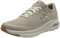 Skechers Arch FIT, Zapatillas Hombre, Taupe Textile Synthetic Trim, 41 EU