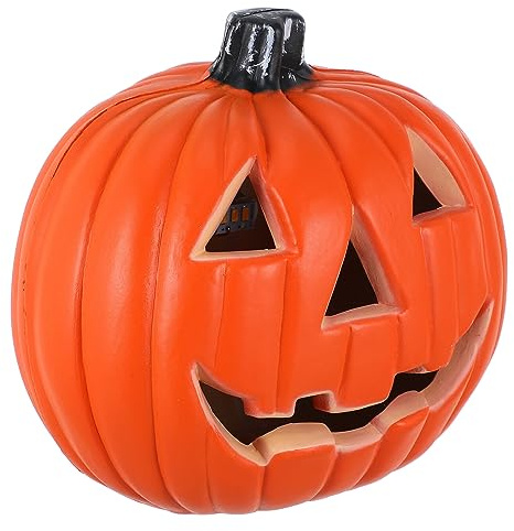 Toyvian Ahuecar Jack Lantern Luces De Linternas Halloween Linternas Led Plantas Artificiales Exterior Decoraciones Otoño Al Aire para Porche Luz Premio El Plastico Calabaza Para Fiestas Y Festividades