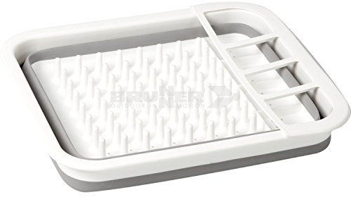BRUNNER Abtropfgestell klappbar BRUNNER mit Tablett und Besteckhalter